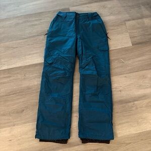 ⭐️ Orage Teal Snowpants with Adjustable Waistband and Reinforced Cuffs